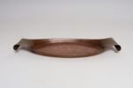 Sculptural Arts and Crafts Copper Gondola Oval Tray Attributed to W.A.S. Benson - Image 6