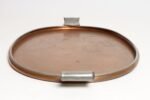 Large Mexican Arts and Crafts Copper and Silver-Plate Serving Tray by Tane - Image 9