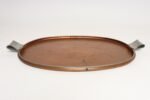 Large Mexican Arts and Crafts Copper and Silver-Plate Serving Tray by Tane - Image 4