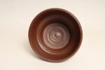 Large Vintage Maroon and Charcoal Sgraffito Ceramic Planter by Deanna Nichols - Image 2