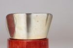 Italian Modernist Pitcher in Brass and Dyed Red Goatskin by Aldo Tura - Image 17