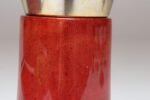 Italian Modernist Pitcher in Brass and Dyed Red Goatskin by Aldo Tura - Image 20
