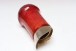 Italian Modernist Pitcher in Brass and Dyed Red Goatskin by Aldo Tura - Image 10