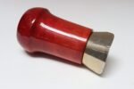 Italian Modernist Pitcher in Brass and Dyed Red Goatskin by Aldo Tura - Image 11