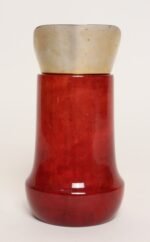 Italian Modernist Pitcher in Brass and Dyed Red Goatskin by Aldo Tura - Image 5