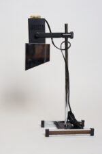 Vintage Chrome Adjustable Table Lamp with Articulating Shade by Robert Sonneman - Image 2
