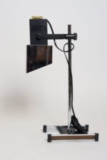 Vintage Chrome Adjustable Table Lamp with Articulating Shade by Robert Sonneman - Image 2