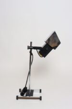 Vintage Chrome Adjustable Table Lamp with Articulating Shade by Robert Sonneman - Image 5