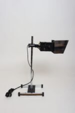 Vintage Chrome Adjustable Table Lamp with Articulating Shade by Robert Sonneman - Image 6
