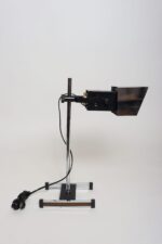 Vintage Chrome Adjustable Table Lamp with Articulating Shade by Robert Sonneman - Image 6