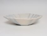 Art Deco Blue and White Matte Ceramic Lorbeek Console Bowl by Weller Pottery - Image 7