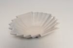 Art Deco Blue and White Matte Ceramic Lorbeek Console Bowl by Weller Pottery - Image 9