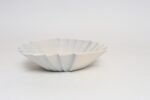 Art Deco Blue and White Matte Ceramic Lorbeek Console Bowl by Weller Pottery - Image 13