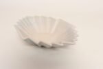 Art Deco Blue and White Matte Ceramic Lorbeek Console Bowl by Weller Pottery - Image 2