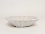 Art Deco Blue and White Matte Ceramic Lorbeek Console Bowl by Weller Pottery - Image 14