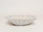 Art Deco Blue and White Matte Ceramic Lorbeek Console Bowl by Weller Pottery - Image 14
