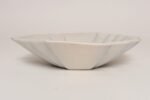 Art Deco Blue and White Matte Ceramic Lorbeek Console Bowl by Weller Pottery - Image 3