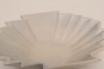 Art Deco Blue and White Matte Ceramic Lorbeek Console Bowl by Weller Pottery - Image 21