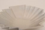 Art Deco Blue and White Matte Ceramic Lorbeek Console Bowl by Weller Pottery - Image 21
