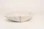 Art Deco Blue and White Matte Ceramic Lorbeek Console Bowl by Weller Pottery - Image 12