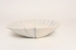 Art Deco Blue and White Matte Ceramic Lorbeek Console Bowl by Weller Pottery - Image 12