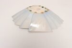 Art Deco Blue and White Matte Ceramic Lorbeek Console Bowl by Weller Pottery - Image 16
