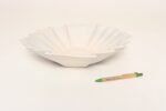 Art Deco Blue and White Matte Ceramic Lorbeek Console Bowl by Weller Pottery - Image 18