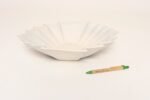 Art Deco Blue and White Matte Ceramic Lorbeek Console Bowl by Weller Pottery - Image 18