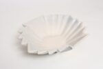 Art Deco Blue and White Matte Ceramic Lorbeek Console Bowl by Weller Pottery - Image 5