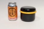 Vintage Italian Black and Yellow Lidded Ceramic Jar by Pino Spagnolo for Sicart - Image 5