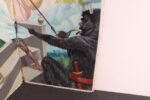 Monumental Ghanaian "Concert Party" Fragmentary Bifold Painting by Mark Anthony - Image 35