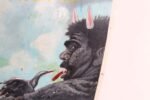 Monumental Ghanaian "Concert Party" Fragmentary Bifold Painting by Mark Anthony - Image 39