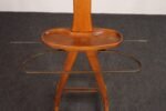 Sculptural Italian Modernist Beech and Brass Valet by Fratelli Reguitti - Image 17