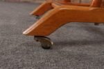 Sculptural Italian Modernist Beech and Brass Valet by Fratelli Reguitti - Image 21
