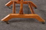 Sculptural Italian Modernist Beech and Brass Valet by Fratelli Reguitti - Image 22