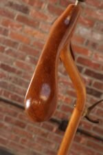 Sculptural Italian Modernist Beech and Brass Valet by Fratelli Reguitti - Image 15