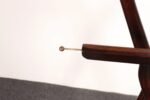Italian Modern Fratelli Reguitti Sculptural Stained Mahogany X-Form Valet - Image 19