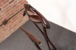 Italian Modern Fratelli Reguitti Sculptural Stained Mahogany X-Form Valet - Image 10