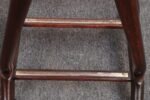 Italian Modern Fratelli Reguitti Sculptural Stained Mahogany X-Form Valet - Image 17