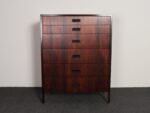 Vintage Six-Drawer Rosewood and Mahogany Highboy Chest Dresser by Harvey Probber - Image 5
