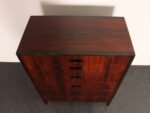 Vintage Six-Drawer Rosewood and Mahogany Highboy Chest Dresser by Harvey Probber - Image 6