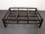 Vintage Ebonized Wood and Vitrolite Glass Coffee Table by Van Keppel and Green - Image 23