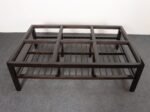 Vintage Ebonized Wood and Vitrolite Glass Coffee Table by Van Keppel and Green - Image 23