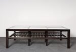 Vintage Ebonized Wood and Vitrolite Glass Coffee Table by Van Keppel and Green - Image 16