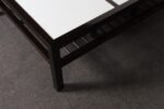 Vintage Ebonized Wood and Vitrolite Glass Coffee Table by Van Keppel and Green - Image 28
