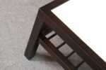 Vintage Ebonized Wood and Vitrolite Glass Coffee Table by Van Keppel and Green - Image 26