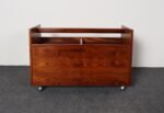 Norwegian Rosewood Magazine Rack / Record LP Caddy by Rolf Hesland for Bruksbo - Image 2