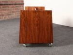 Norwegian Rosewood Magazine Rack / Record LP Caddy by Rolf Hesland for Bruksbo - Image 14
