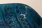 Italian Rimini Blu Glazed Leaf-Form Ceramic Vide Poche by Aldo Londi for Bitossi - Image 18