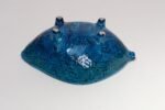 Italian Rimini Blu Glazed Leaf-Form Ceramic Vide Poche by Aldo Londi for Bitossi - Image 13